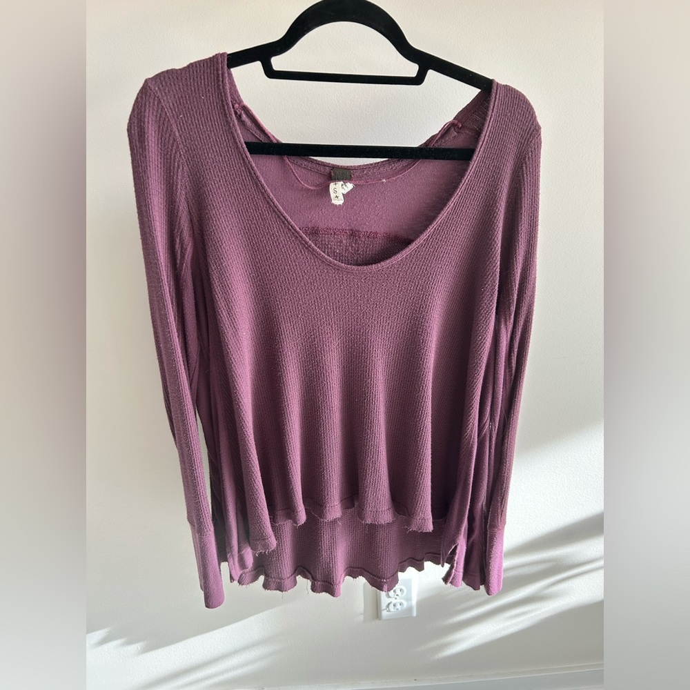 Deep purple long sleeve sweater shirt 💜